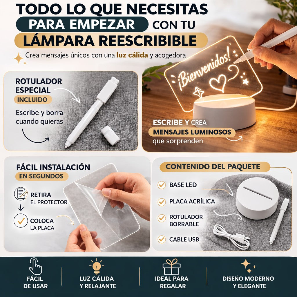 Lampara para escribir